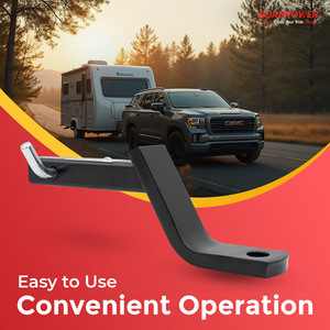 Corde de remorquage robuste Roadpower, sangle de récupération durable de 5 m avec boucles renforcées, idéale pour les véhicules tout-terrain, les voitures et les camions - Product Image 2