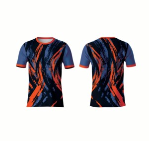 T-shirt à impression intégrale par sublimation, vêtements de sport respirants - Product Image 4
