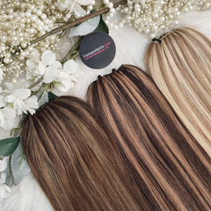 Extensions de cheveux humains vierges vietnamiens, légères, double trame, cuticules intactes, fournisseur en gros - Product Image 1
