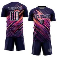 Maillots de football personnalisables à manches courtes, séchage rapide, anti-UV, respirants, grande taille, en tissu imprimé, pour club