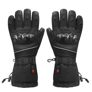 Gants de moto de course haut de gamme avec protection rigide des articulations, gants de moto en cuir pleine main - Product Image 1