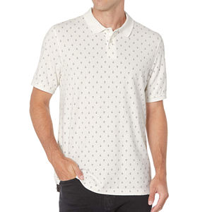 Nouveau design 2026 – Polo Oxford blanc à manches courtes pour homme, imprimé ancre, teint uni, prix de gros, excellente qualité, style streetwear - Product Image 2