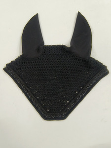 HORSE COTTON KNITTED FLY VEILS WITH EAR PROTECTED WHOLESALE MANUFACTURER MANY COLORS - Product Image 3