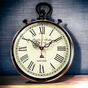 Reloj de Pared Tallado a Mano en Madera de Sheesham - Estilo Rústico Bohemio al por Mayor - Product Image 2