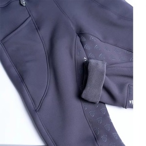 Pantalons d'équitation d'hiver personnalisés pour femmes avec poche latérale, collants d'équitation à assise intégrale, doublés polaire, jodhpurs et culottes d'équitation - Product Image 6