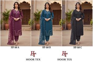 Top de viscosa cristalina con parte inferior a juego y un dupatta de organza pesado para un shalwar kameez clásico en tallas XL y XXL - Product Image 6