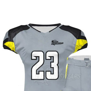 Ensemble de maillot et pantalon de football américain haut de gamme, toucher doux, respirant, pour adultes et jeunes, vêtements d'équipe en vente - Product Image 4