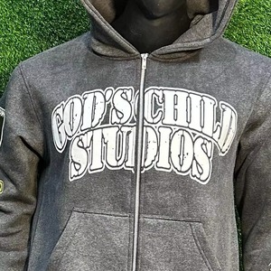 2026 Custom logo <b>Plain</b> <b>Tracksuit</b> for Men Hoodie and Sweatpants Set Sweatsuits Blank Baggy Track Suit Manufacturer - Product Image 3