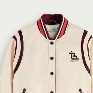 Premium Quality Customized Logo Cotton <b>Letterman</b> <b>Jacket</b> Fashion Clothing Long Sleeves Cotton <b>Letterman</b> <b>Jacket</b> - Product Image 3