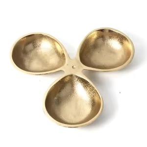 Juego de Fruteros de Lujo, Fruteros Dorados Hechos a Mano, Centro de Mesa Decorativo, Accesorios para Bodas, Decoración, Uso para Servir - Product Image 4
