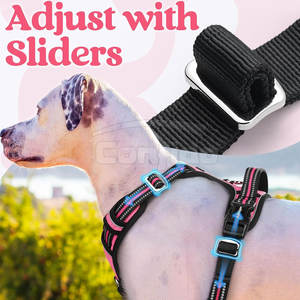 Arnés Resistente con Correa de Pecho Ajustable, Interior Suave y Ajuste Cómodo para Uso en Exteriores, Tallas Grande, Mediana y Pequeña - Product Image 5