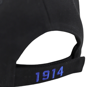 Casquette de baseball noire brodée Phi Beta Sigma avec lettres grecques 1914, ajustable, pour la fraternité, coupe classique - Product Image 6