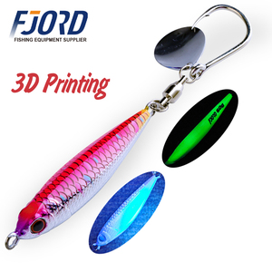 Nouvelle arrivée FJORD, leurre en métal UV Stock Jig pour la pêche en eau douce, 40g 60g pour le thon et le saumon en rivière - Product Image 1