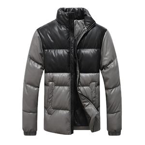 Chaqueta de bombardero de invierno de estilo callejero para hombre, chaqueta XL de lona con capucha y cremallera personalizada con burbujas, acolchada impermeable de alta calidad ODM - Product Image 6