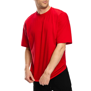T-shirt Oversize Homme en Toile Polyester/Coton Respirant Style Hip-Hop Écologique Streetwear Coupe Classique Personnalisable – Meilleures Ventes - Product Image 4