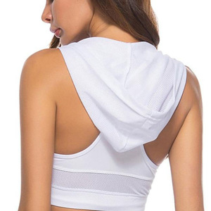 Private Label Activewear Fitness Custom Made Breathable High Support Racerback Deep V-<b>Neck</b> Removable <b>Pads</b> Women Yoga Sports Bra - Product Image 3