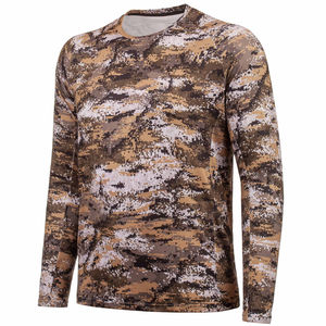 เสื้อเชิ้ตแขนยาวผ้าแคนวาสโพลีเอสเตอร์/คอตตอน ระบายอากาศ กันลม สำหรับล่าสัตว์ในฤดูหนาว สั่งทำได้ MOQ ต่ำ - Product Image 4