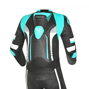 Traje de Motocicleta de Cuero Vacuno con Protección Nivel 1 CE, Diseño Personalizado, Cómodo, Impermeable, Resistente al Viento y al Frío, Tallas Grandes - Product Image 4