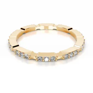 Anillo de Boda Velmora con Diamante Cultivado en Laboratorio, Certificado IGI - Product Image 3