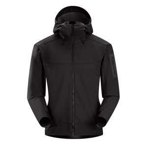 Men's Black Winter Embroidered Zipper Waterproof Windproof Bomber Jacket Canvas Casual Thickened Thermal Fashion <b>Coat</b> - Product Image 1