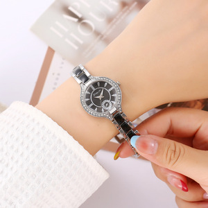 Nouvelle montre-bracelet à quartz de luxe pour femme, zircon, bijoux tendance pour femme d'affaires, utilisation quotidienne - Product Image 3