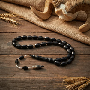 Tasbih de Cuerno Premium de 99 Cuentas, Cuentas de Oración Islámicas para Hombres - Product Image 3