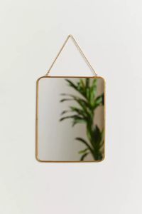 Octagon Shape Hanging Wall <b>Mirror</b> with Metal Border Wall Hanging <b>Mirror</b> | Decorative Golden Border Customized <b>Mirror</b> With Chain - Product Image 3