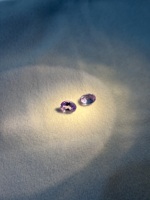 Pierre précieuse Alexandrite à changement de couleur, ovale, cultivée en laboratoire, taille facettes, jeu de couleurs irisées, effet feu, 10x8mm à 12x16mm, pour bijoux