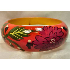 Natural Wood Fashion <b>Bracelet</b> Lightweight Bangle Wholesale Wooden Bangles for Women Fashion Jewelry - Product Image 2