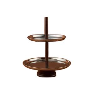 Support à gâteau simple plaqué argent, aspect personnalisé, support à cupcakes en métal de qualité supérieure pour les anniversaires, les fêtes et les services de restauration - Product Image 1