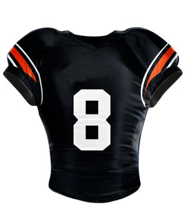 Maillot de football américain personnalisé avec impression par sublimation, design brodé, coupe courte en mesh, tendance streetwear, pour équipe nationale - Product Image 1