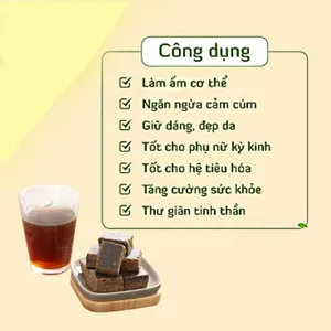 ชาขิงน้ำตาลทรายแดง 1 กก. เวียดนาม |   เครื่องดื่มขิงอุ่นๆ หอมเข้มข้น - Product Image 4