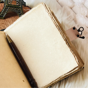 Mushroom Design Embossed Leather <b>Mini</b> Eco-Friendly Water Color Pencil Vintage Clip Lock Journal 300 Page Writing <b>Notebook</b> Gift - Product Image 2