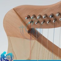 Rosewood 22 Strings Lute Harp With Customized Logo 22/34 Nylon String Music Instruments Harps for Beginners