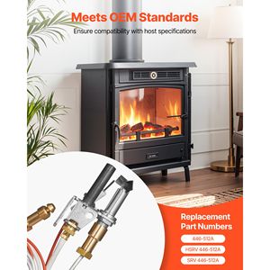 Kit de Ensamblaje de Piloto de Gas OE 446 512A HSRV, Encendido de Gas Natural de Repuesto para Chimeneas, Piezas Premium para Chimeneas - Product Image 2