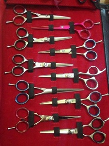 Tijeras de Peluquería Estilo Japonés con Revestimiento Rojo Exclusivo, Tijeras de Barbero de 6 Pulgadas, Acero Inoxidable 440C para Corte de Líneas Finas - Product Image 5