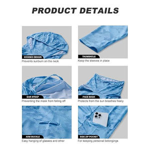 Vêtements de protection solaire à séchage rapide, personnalisés, UPF 50, chemises de soleil pour hommes et femmes, t-shirts à manches longues, vêtements UPF, chemises de pêche - Product Image 6