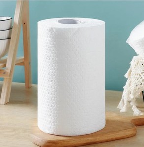Rouleau d'essuie-tout de cuisine de haute qualité, 2 plis, sans peluches, absorbant, jetable, recyclable, doux, écologique, pour usage commercial - Product Image 5