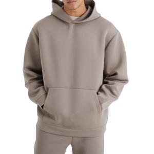 Nouveauté 2025 Ensemble sweat-shirt et pantalon de survêtement évasé de haute qualité, poids lourd, motif uni, manteau d'hiver - Product Image 5