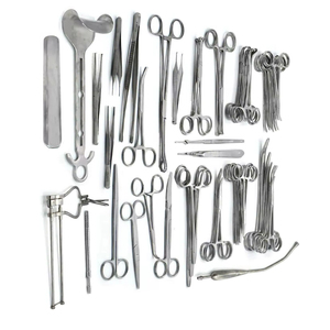 ชุดเครื่องมือผ่าตัดทั่วไปคุณภาพสูง 50 ชิ้น สำหรับการผ่าตัดเปิดหน้าท้อง ผลิตจากเหล็กกล้าไร้สนิมเยอรมัน ใช้พลังงานแบบแมนนวล ได้รับการรับรองมาตรฐาน CE ISO - Product Image 3