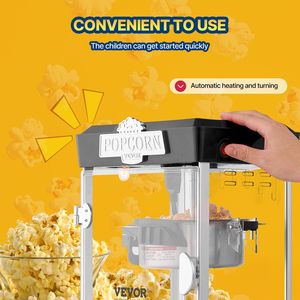 Máquina para Hacer Palomitas de Maíz de Mesa de 480W, Olla de 4 Oz y 3 Cucharas, Incluye Máquina para Hacer Palomitas de Maíz de 1.5 Galones por Lote para Noche de Cine - Product Image 5