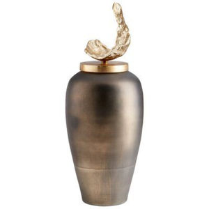 Grand pot de rangement décoratif en verre avec couvercle, style rustique, pour décoration intérieure, centre de table, vase, pot de cuisine, objet d'art - Product Image 4