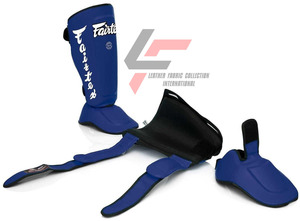 Precio al por mayor, calidad premium, protector de espinilla de cuero original para MMA, Muay Thai, Fairtex, boxeo, estilo personalizado, equipo de protección. - Product Image 2
