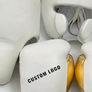 Juego de Boxeo de Cuero Blanco y Dorado, Duradero, Ligero, Personalizado, de Primera Calidad, Buen Proveedor, Servicio OEM ODM, Logotipo Personalizado - Product Image 4