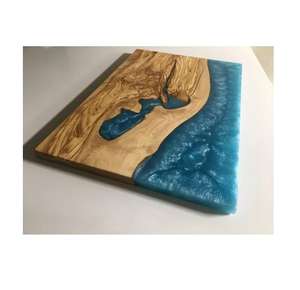 Planche à découper artistique en résine époxy et bois pour couper fruits, légumes, viande, nouveau design, planche à découper artisanale pour ustensiles de cuisine - Product Image 5