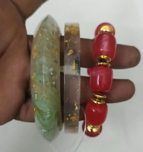 High Quality Waterproof <b>Resin</b> Bangles Women Customizable Colors Logo Durable Lightweight - Product Image 2
