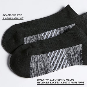 Calcetines deportivos de algodón personalizados para comercio internacional, calcetines tobilleros ricos en algodón para branding y venta al por mayor - Product Image 4