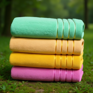 High Quality 28x56 Inch 400 GM Soft Absorbent <b>Bath</b> <b>Towel</b> <b>Set</b> Large Size Hotel Bathroom <b>Towels</b> - Product Image 2
