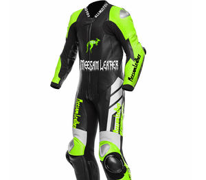 ชุดแข่งรถมอเตอร์ไซค์หนังแท้ ชุดมอเตอร์ไซค์หนังหนา ผลิตในประเทศปากีสถาน ชุดขับขี่มอเตอร์ไซค์ ชุดแข่งรถคุณภาพพรีเมียม Kangaroo - Product Image 1