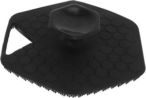 Brosse exfoliante pour le corps en silicone hexagonale moderne pour adultes, outil de massage pour le bain - Product Image 3